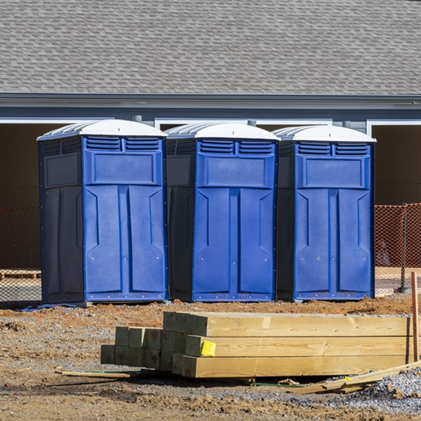 can i customize the exterior of the porta potties with my event logo or branding in Vineyards FL